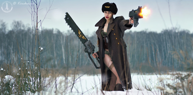 Sexy Warhammer 40K cosplay