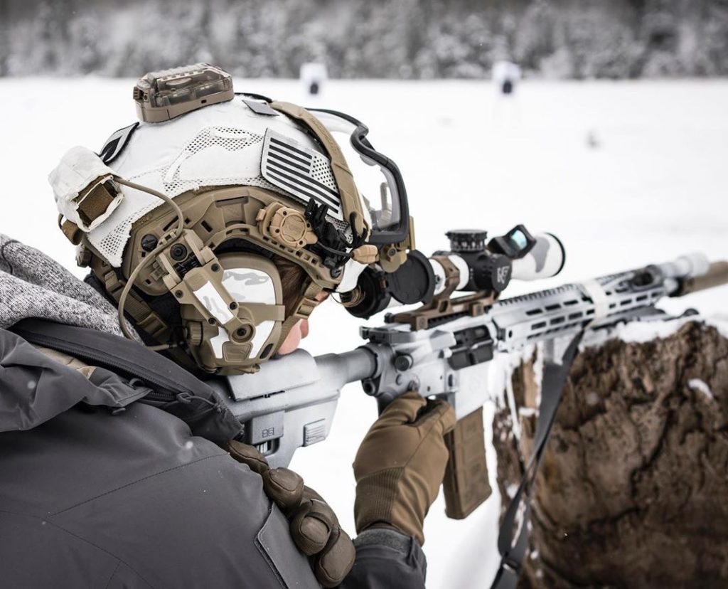 Not a SOPMOD Stock: this is a stock with an adjustable cheek rest (though also from B5 Systems).