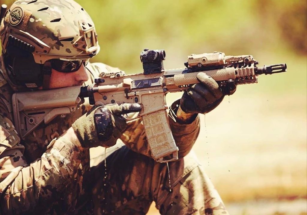 This is the sorta scene most of our crew associate with the SOPMOD stock.